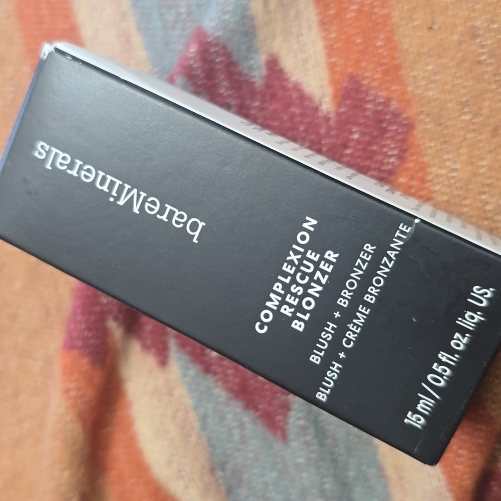 BARE MINERALS Kiss Of Copper Complection Rescue Creme Blush + Bronzer NEW - Picture 1 of 6